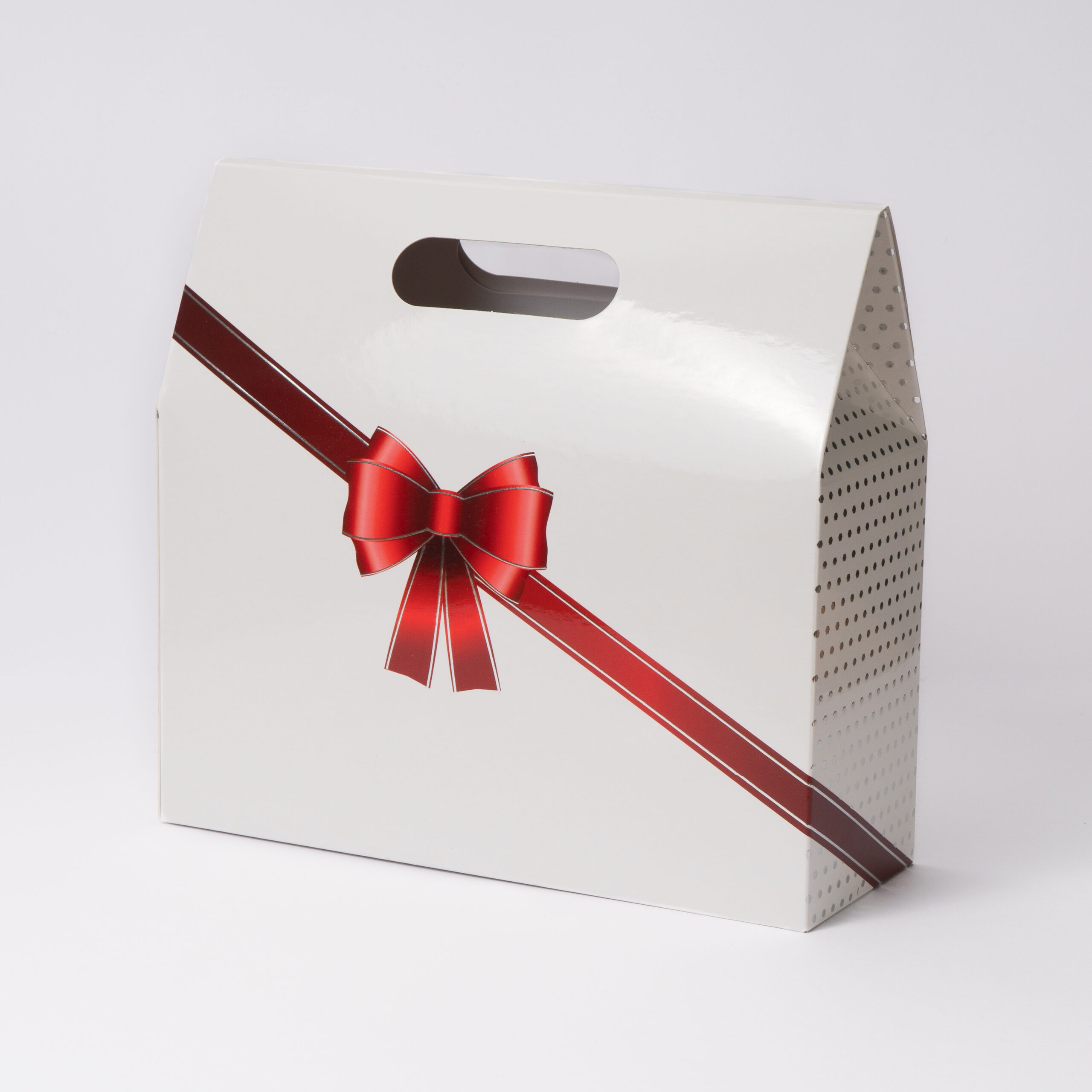 HL poklon ambalaža - crvena vrpca s mašnom